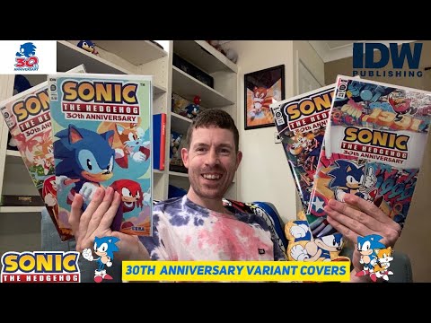 IDW Sonic 30th Anniversary Variant Covers Showcase