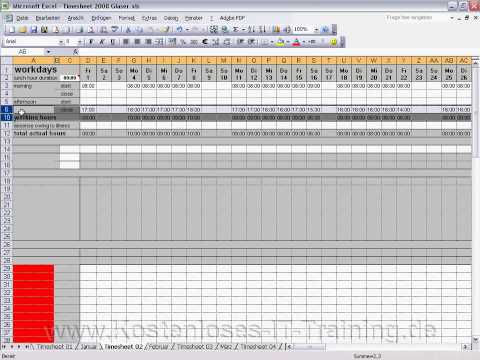 Excel Zellen einblenden und ausblenden