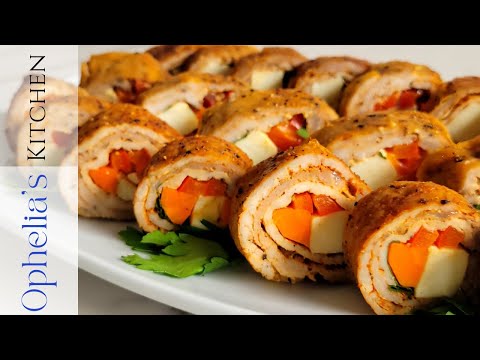 Romanian Stuffed Pork Rolls (Rulouri de Carne)