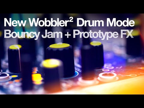 TINRS Wobbler 2 Drum Generator in a bouncy Prototype Jam