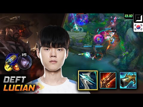 Deft Lucian Adc Build Galeforce First Strike - LOL KR Challenger Patch 13.10