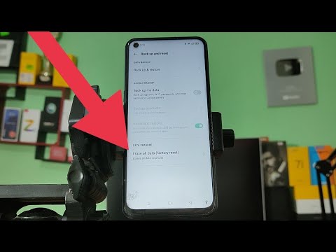 How to factory reset in oppo A74, erase all data factory reset setting