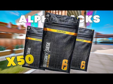 Opening 50 ALPHA PACKS in Rainbow Six Siege #2