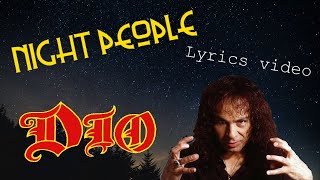 Night People - Ronnie James Dio - Lyric Video