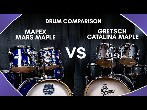 Mapex Mars Maple VS Gretsch Catalina Club Maple - - Drum Comparison (SOUND DEMO)