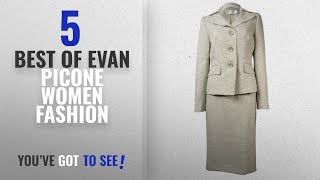 Evan Picone Women Fashion [2018 Best Sellers]: Evan Picone Womens Classic Time 2PC Knee-Length Skirt