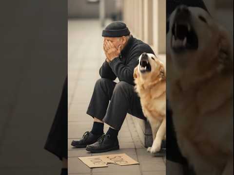 He Hurt a Homeless Old Man… But Karma Came on Four Paws 🐾🔥#animal #rescue #animalrescue #dog