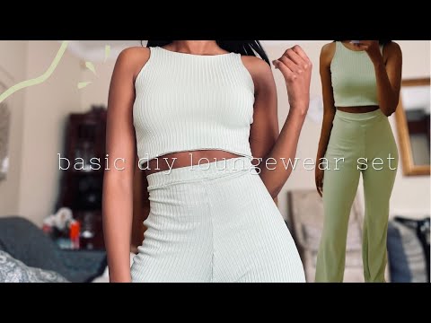 DIY loungewear set • beginner friendly, no pattern required | Basics by B