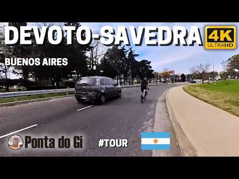 Recorrido en Bicicleta: Villa Devoto - Saavedra paso a paso CIUDAD DE BUENOS AIRES - ARGENTINA 4K