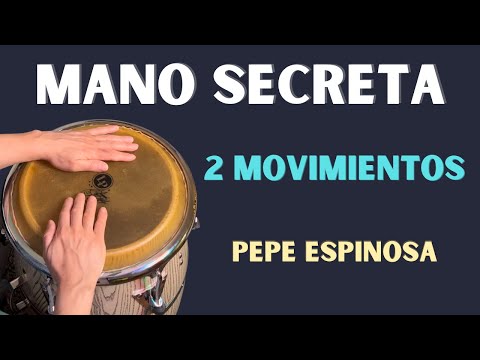 SECRET HAND TECHNIQUE ON THE CONGAS 💥🔥🪘 #pepeespinosa #secrethand #congas