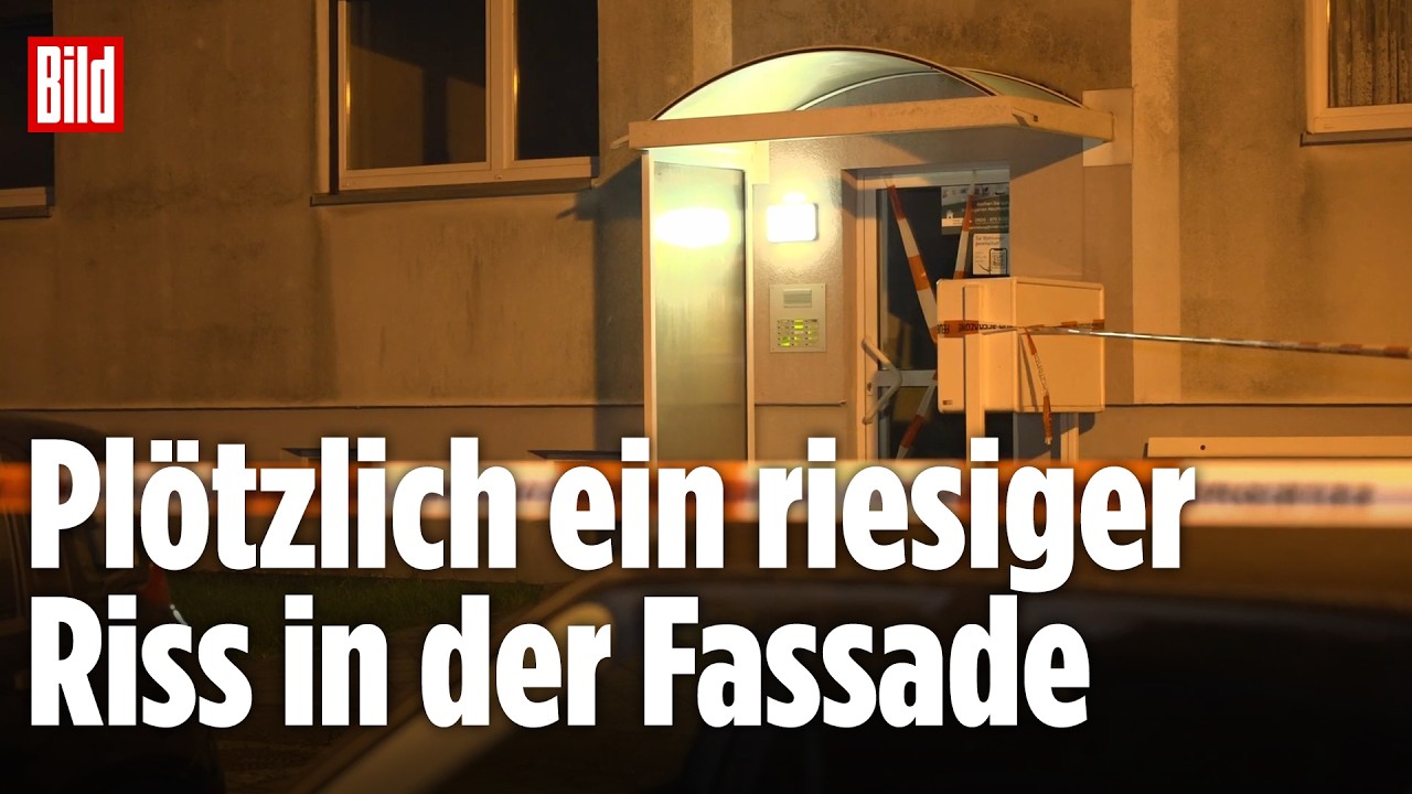 EINSTURZGEFAHR: Lauter Knall erschüttert Wohnhaus in Lauchhammer – Bewohner müssen evakuiert werden
