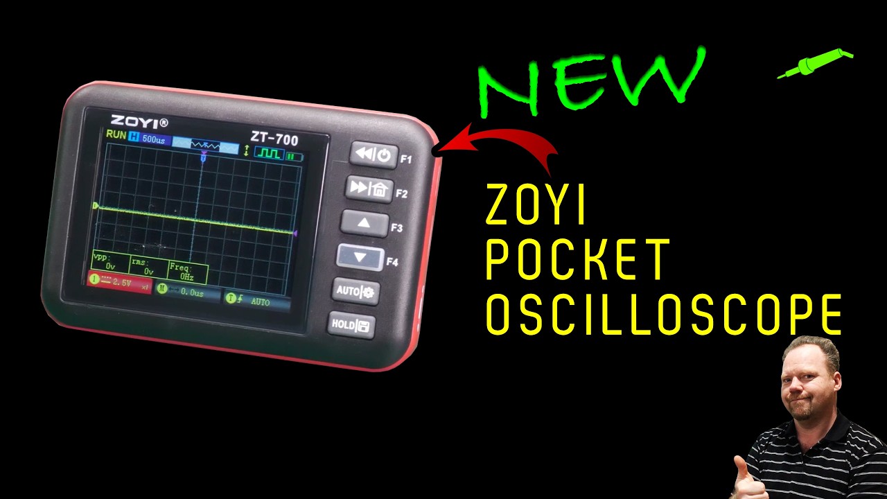 🔴 NEW Zoyi ZT-700 Pocket Sized Oscilloscope Review - No.1478
