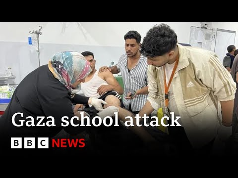 Video | Israeli shelling of Gaza school kills at least 22 | BBC News