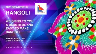 Beautiful Diwali rangoli design 2020 | Craftenrich