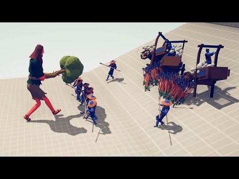 TREE GIANT vs EVERY UNIT - Totally Accurate Battle Simulator TABS