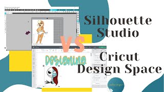 Silhouette Studio VS Cricut Design Space | Basic Tips | Tool Comparison