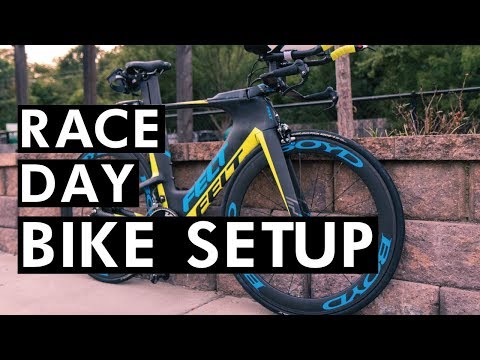 IRONMAN TRIATHLON BIKE SETUP (How to setup for comfort and speed!)