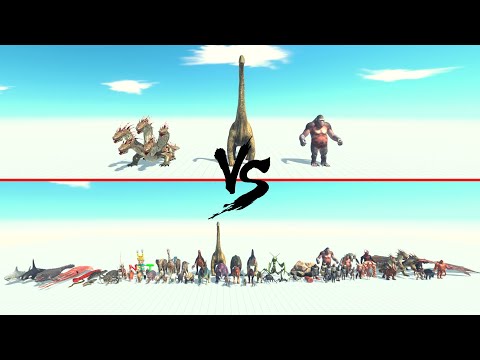 4000+ HP Team Vs All Units ARBS | Animal Revolt Battle Simulator