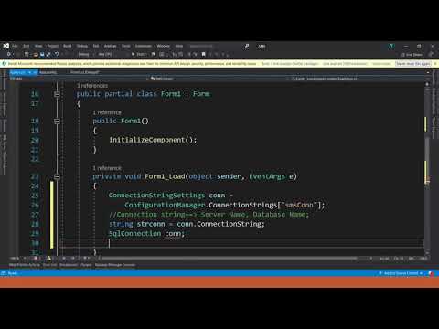 Part 18  C# Programming Crash Course in Amharic  Get Data from SQL Server