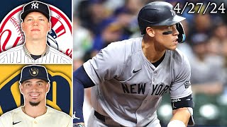 New York Yankees @ Milwaukee Brewers | Game Highlights | 4/27/24