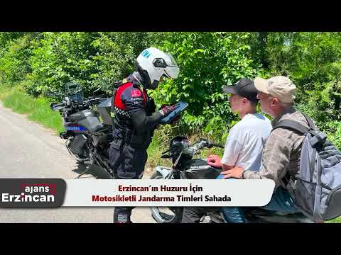 Erzincan’ın Huzuru İçin Motosikletli Jandarma Timleri Sahada