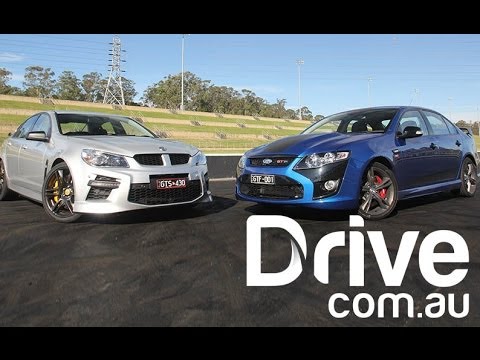 Thumbnail for FPV Falcon GT F v HSV GTS Comparison | Drive.com.au by Iveco, Car
