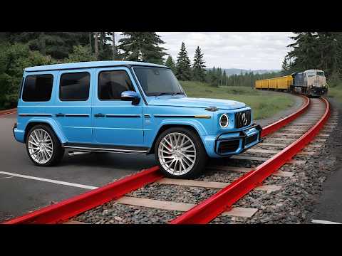 SUPER CARS vs TRAIN TRACKS CHALLENGE IN BEAMNG DRIVE #1