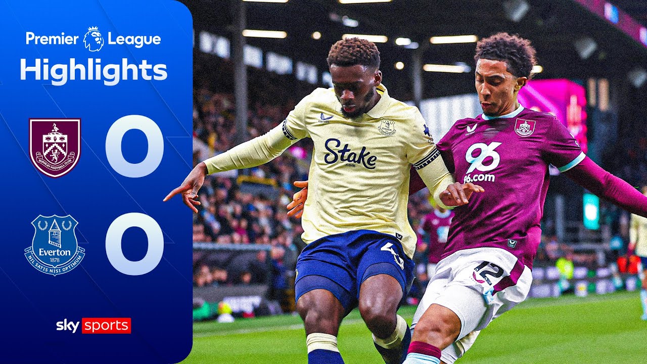 Relegation-threatened Burnley avoid defeat! ❌ | Burnley 0-0 Everton | Premier League Highlights