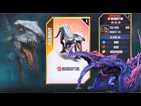 Jurassic World - LvMax Indoraptor Data & Phoenix 44 Max Attack