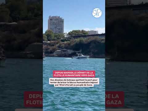 ????????⚓️ Depuis Marseille, départ de plusieurs bateaux de la Flottille pour Gaza !