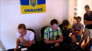 v1lat, XBOCT, Dendi and n0point commenting Na`Vi.US match @ The Summit 2014