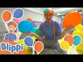 Blippi Learns Colors At Kids Time Indoor Playground In Las Vegas Educational Videos For Kids