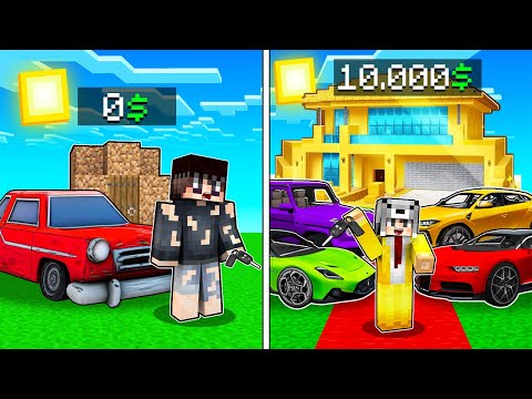 ARABA SATARAK MİLYONER GALERİCİ OLDUM 😱 - Minecraft