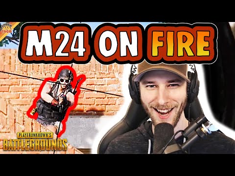 chocoTaco's M24 and HollywoodBob's PC are On Fire - PUBG Taego Duos Gameplay