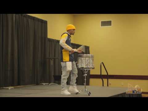 Keir "KJ" Garner, PASIC 2016 Collegiate Individual Snare Competition