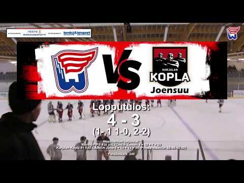 Warkis/PiPS vs Karjalan Kopla -Maalikooste -Luode Areena, Varkaus (11.01.2020)