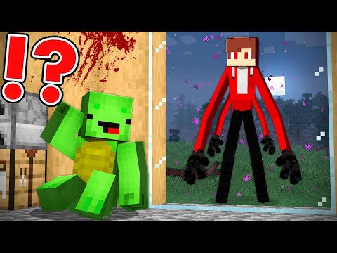 JJ Became an ENDERMAN and Pranked Mikey With a Morph Mod in Minecraft - Maizen JJ and Mikey