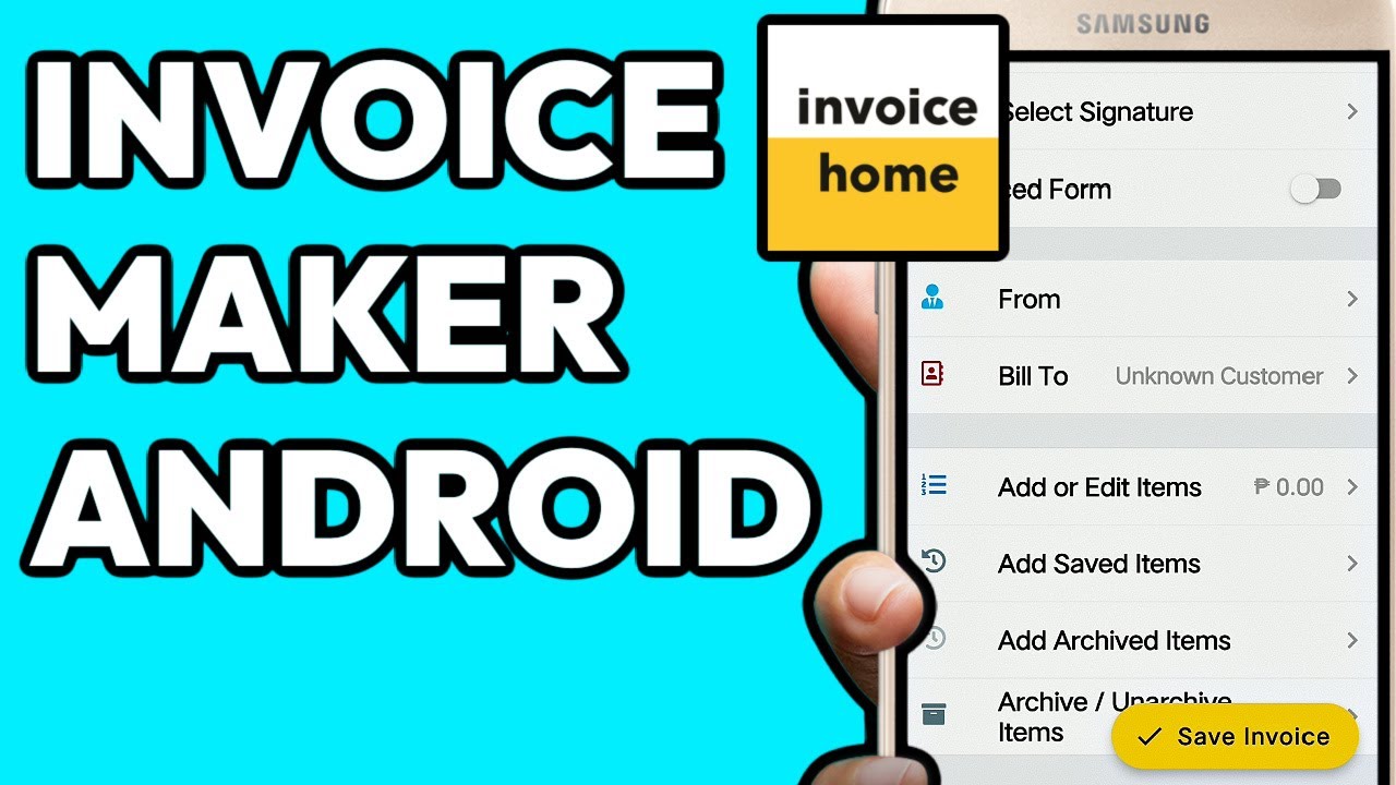 How To Use Invoice Maker App (SIMPLE GUIDE)