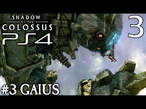 Shadow Of The Colossus PS4 Walkthrough Part 3 - Colossus #3 Gaius
