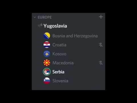 Breakdown of Yugoslavia // Discord Meme