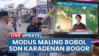 Olah TKP Aksi Pencurian di SDN Karadenan 01 Bogor, Polisi Duga Maling Bobol Pintu Masuk Sekolah