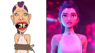 Huntrix What It Sound Like - KPop Demon Hunters Drawing Meme