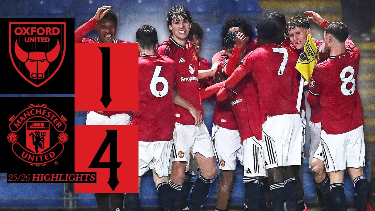 Victory In The FA Youth Cup! | Oxford v Man Utd | U18s Highlights | The Academy