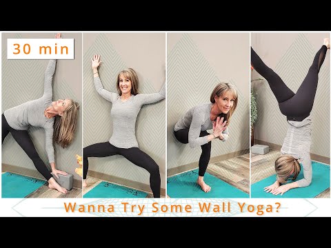 Wanna Try Wall Yoga? | 30 Min | Denise Yoga Co