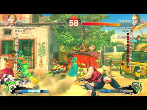 SSF4 Rank Match  NotoriousBasch (CD)  vs  OO0ooO00oooO (AB)