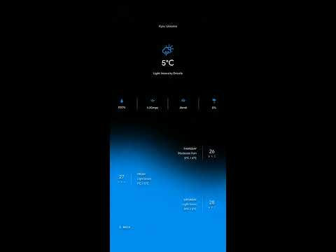 BLURWATER theme for KLWP
