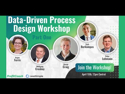 Data-Driven Process Design Workshop