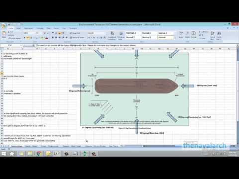 OCIMF Environment Forces on a tanker - updated to MEG4 (www.thenavalarch.com)