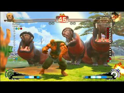 SSF4 Rank Match  Bullcat(GK)  vs  sekainomaruta(HO)