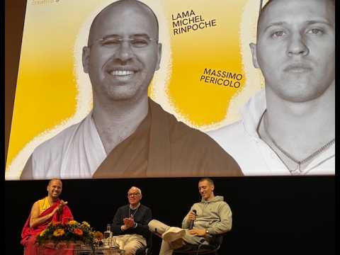 Massimo Pericolo dialoga con Lama Michel